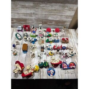 101 Dalmatians McDonald's Toy Lot 40+ Pieces Dog Figures‎ Vehicles Playsets